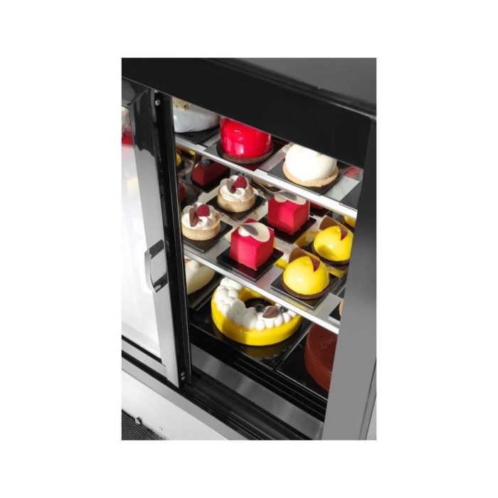 Vitrina frigorifica de prezentare interval temp. 2/6°C, corp inox, 610 litri, 500 W ARKTIC by Hendi, 1815x675x(H)1210 mm - Image 5