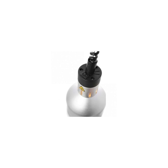 Lampa de incalzire cilindrica, argintie ø175x(H)250 - Image 6