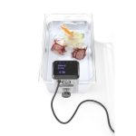 Aparat Sous-Vide Plus IPX7, capacitate pana la 80L, 2200 KW, optiune conectare Wi-Fi la aplicatie Android sau IOS cu 600 retete preincarcate, temperatura de la 5°C la 99°C, pas de 0.07°C, display digital cu ecran tactil de 4 inch, 130x145x(H)330 mm - Image 5