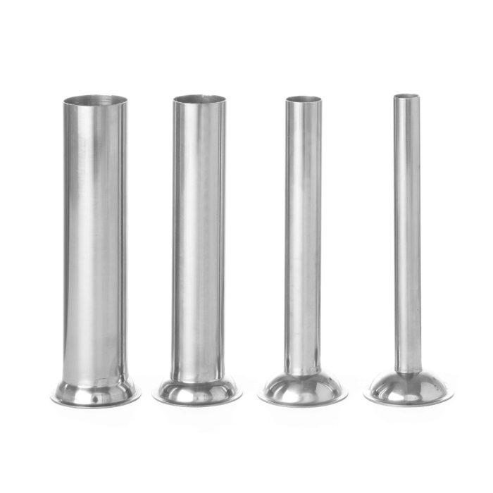 Aparat umplut carnati inox,  profesional, manual, capacitate 3 litri, Hendi Profi Line, 3 palnii incluse - Image 2