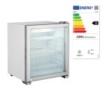 Dulap frigorific congelare cu usa din sticla, 230 W, corp inox, ARKTIC by Hendi,620x593x(h)680 mm, Clasa energetica D - Image 2