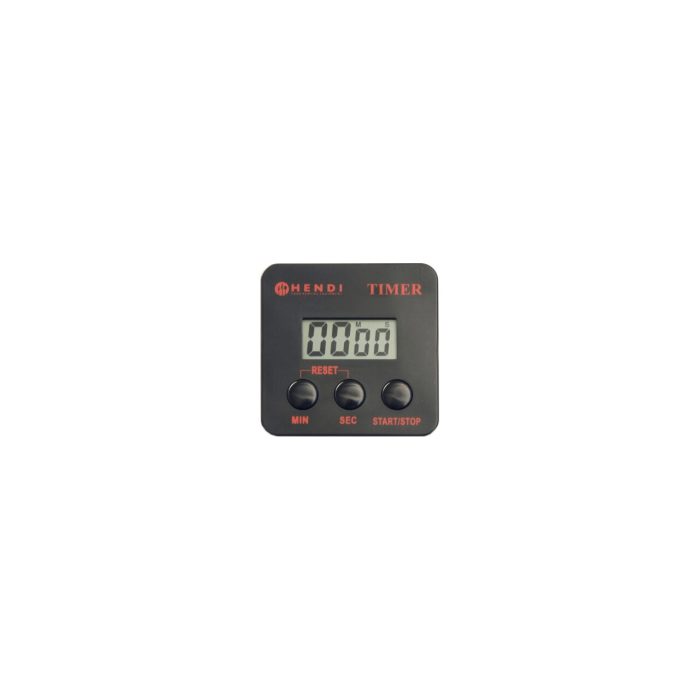 Timer digital bucatarie, Hendi, cu clip magnetic, 67 x 67 mm, baterie inclusa, 99 min si 59 sec - Image 2