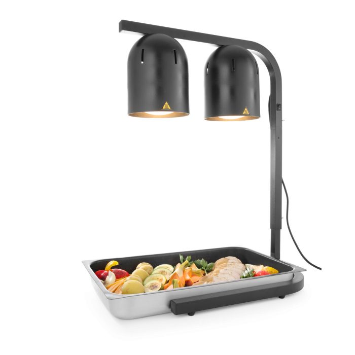 Lampa pentru incalzire cu 2 becuri infrarosu , 453x360x(H)790mm, 500w - Image 2