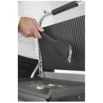 Perie de sarma Hendi, maner ergonimic, cu racleta din inox, 70x310x(H)85mm - Image 2