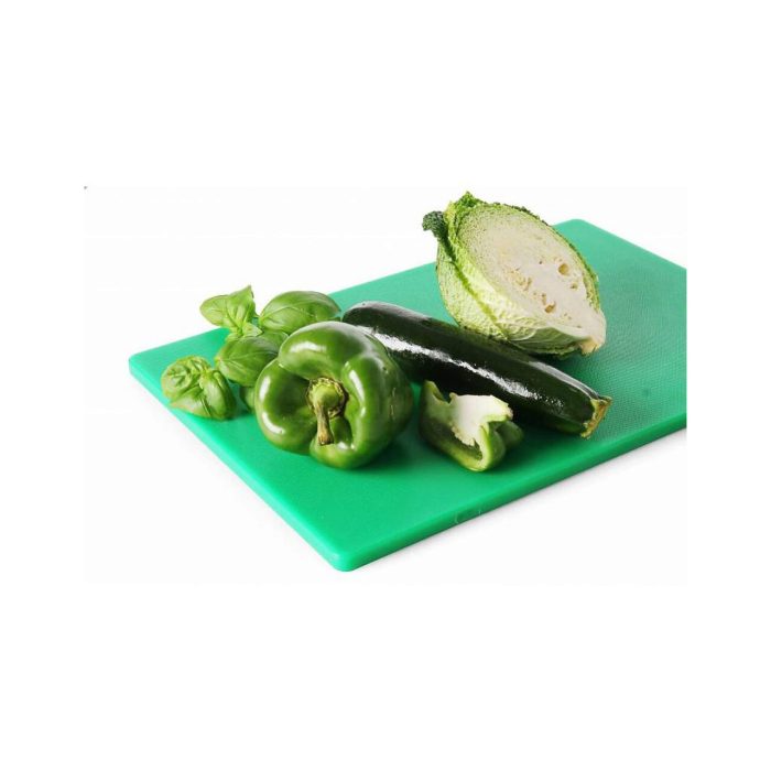 Tocator HACCP verde, 45x30x(H)1.2 cm, Hendi, din polietilena HDPE 500, potrivit si pentru uz profesional - Image 2