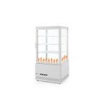 Vitrina rece pt prezentare, alba, 68 lt, interval temp 0-12 gr C, 170 W, 3 rafturi reglabile pe inaltime, ARKTIC by Hendi, 452x406x(H)891 mm, Clasa energetica C - Image 2
