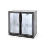 Vitrina frigorifica pentru bar, 198L, 2 usi batante, iluminat LED, 900x500x(H)900mm - Image 3