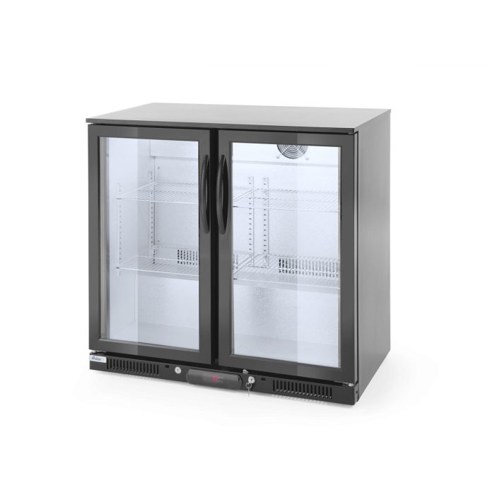 Vitrina frigorifica pentru bar, 198L, 2 usi batante, iluminat LED, 900x500x(H)900mm - Image 3