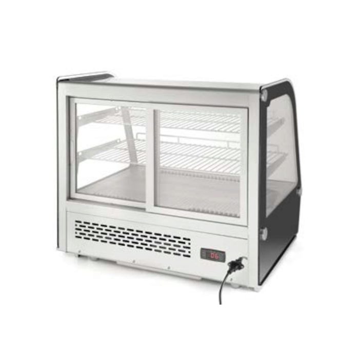 Vitrina rece pt prezentare, 120 lt, interval temp. 0-6 gr C, 160 W, corp inox, ARKTIC by Hendi, 707x570x(H)680mm, Clasa energetica B - Image 7
