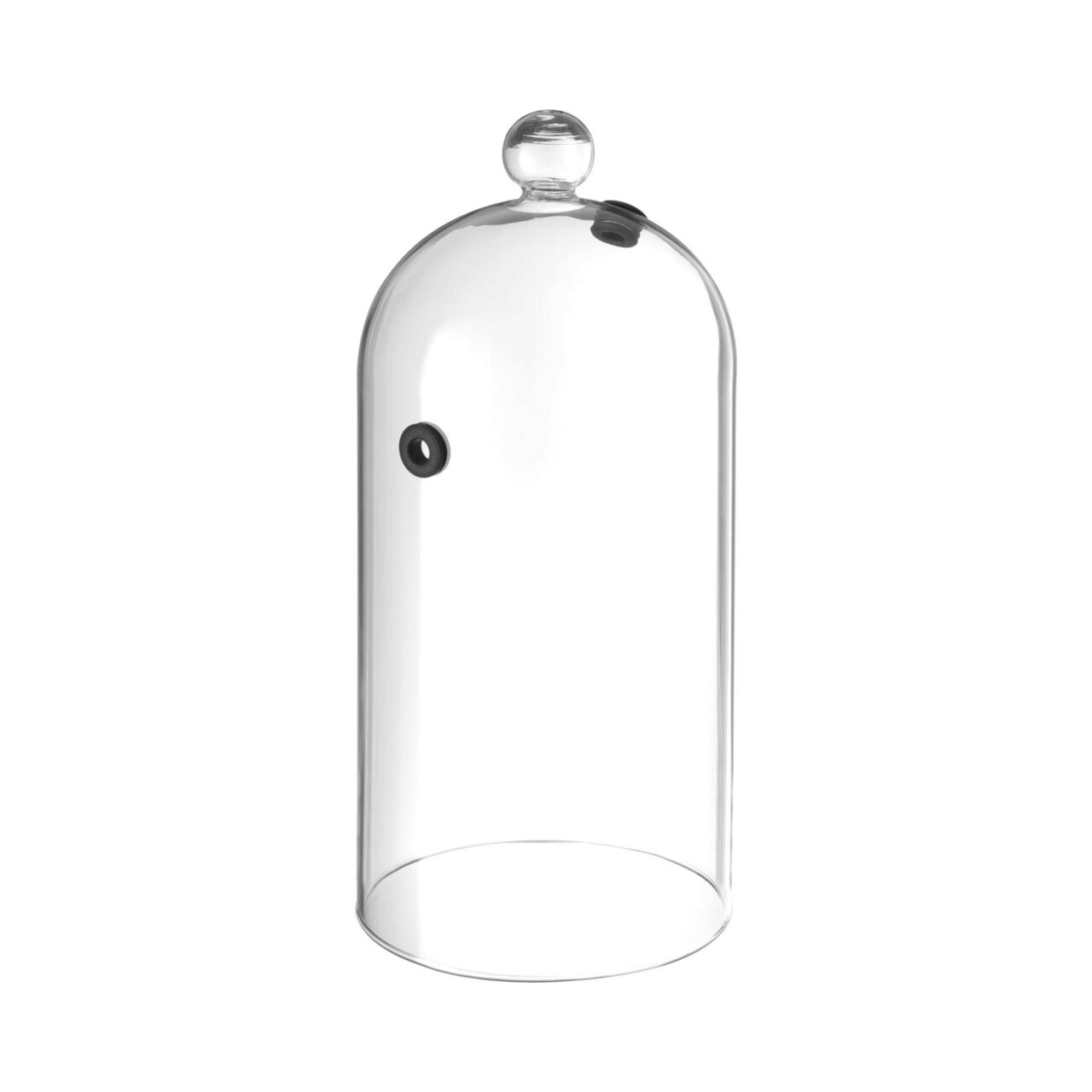 12589399_BIG.jpg Cloche din sticla cu gaura pentru furtun fum, Hendi, diametru diametru130x(H)282 mm, poate fi utilizat in combinatie cu infuzorul de fum - Image 1