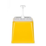Dispenser de sos cu pompa,Hendi 2.5 L, galben, 230x210x(H)250 mm