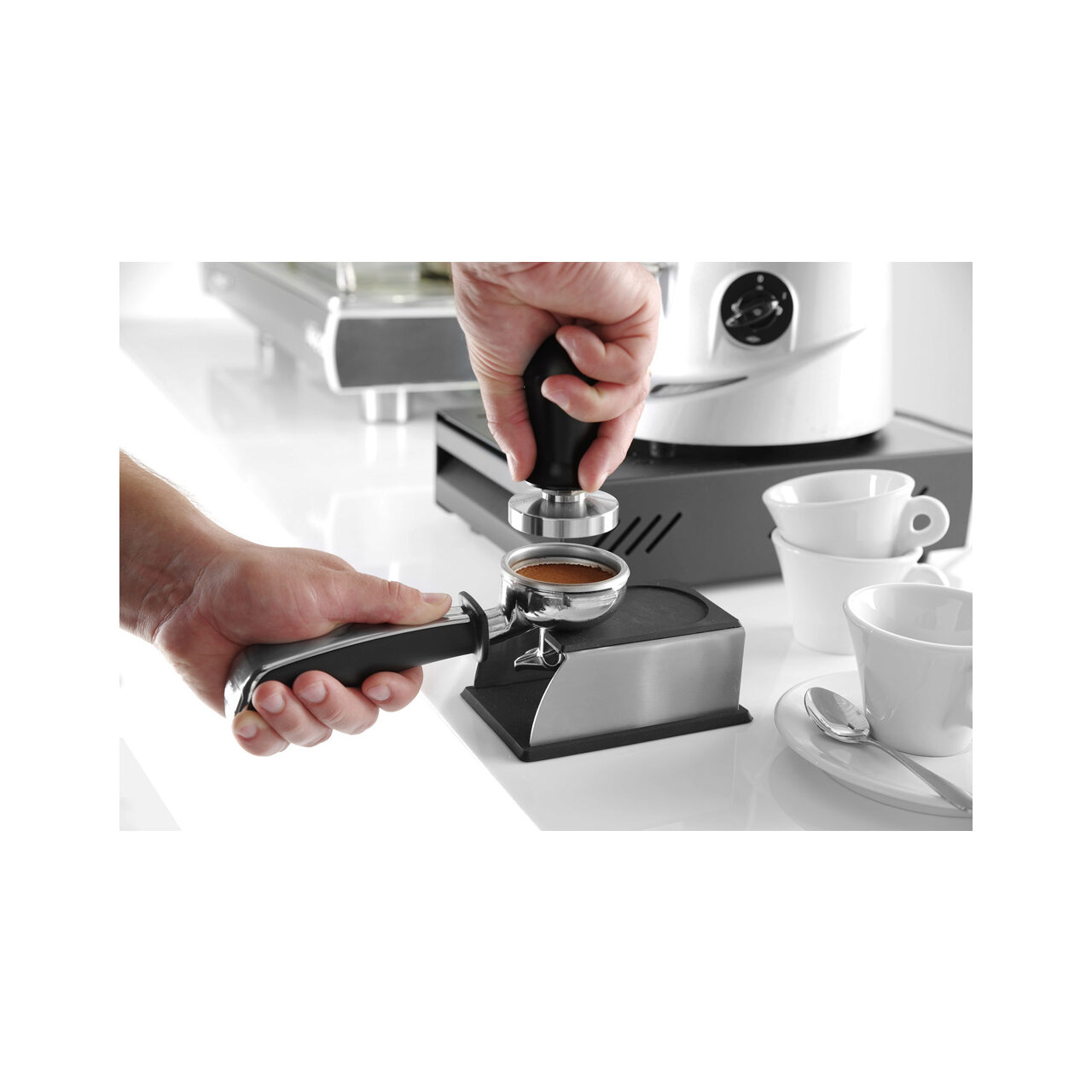 12589467_BIG.jpg Stand presa cafea/ Stand tamper, Hendi, 93x142x(H)60 mm, Negru, Silicon - Image 1