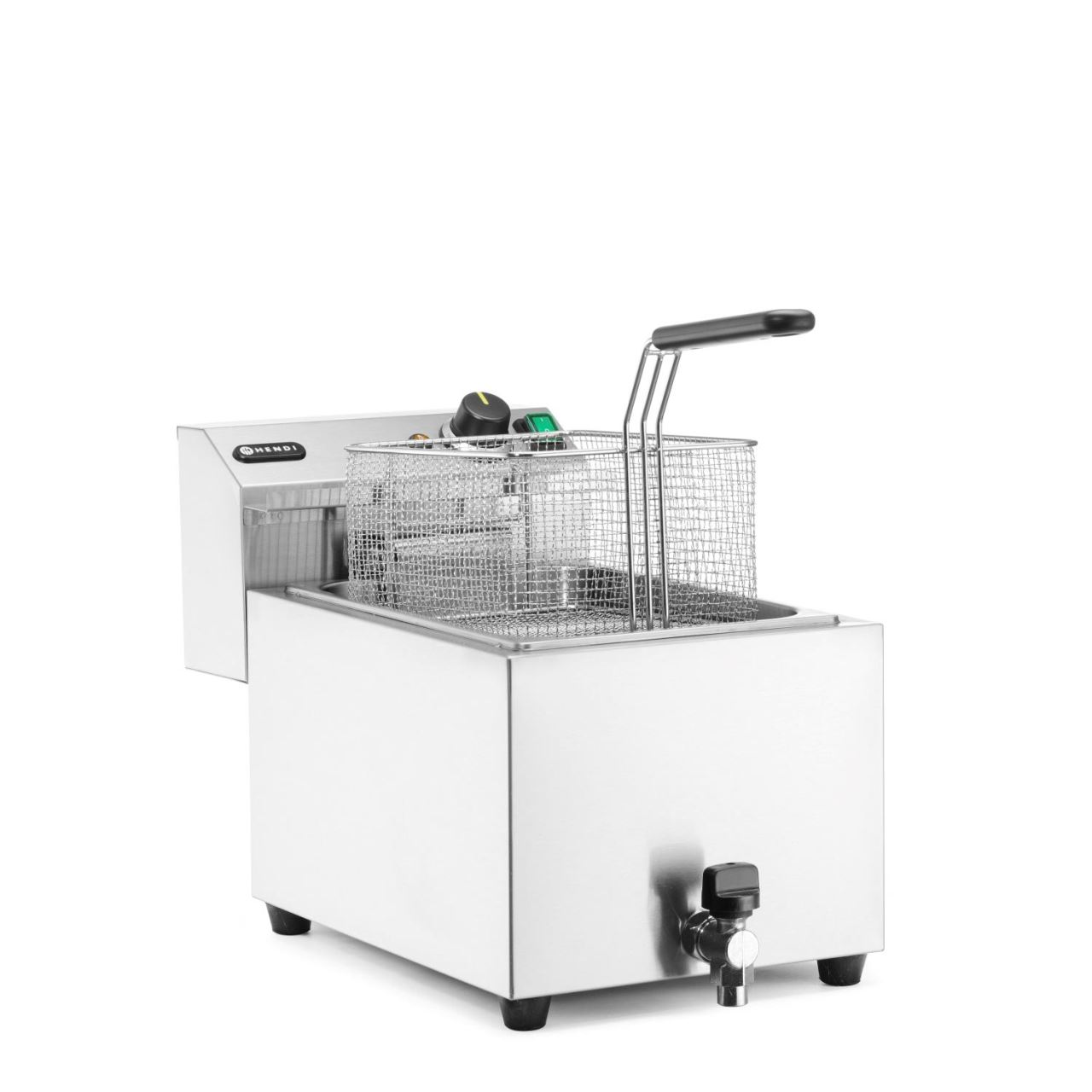 12589484_BIG.jpg Friteuza XL, Profi Line cu robinet de scurgere, 10L, 400V / 6600W, 302x687x(H)375 mm - Image 1