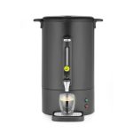 Percolator pentru bauturi fierbinti 13 litri, HENDI Uniq, inox, negru mat, termostat 0-100 gr C, 1650 W, Concept Line Hendi, 357x380x(h)502 mm