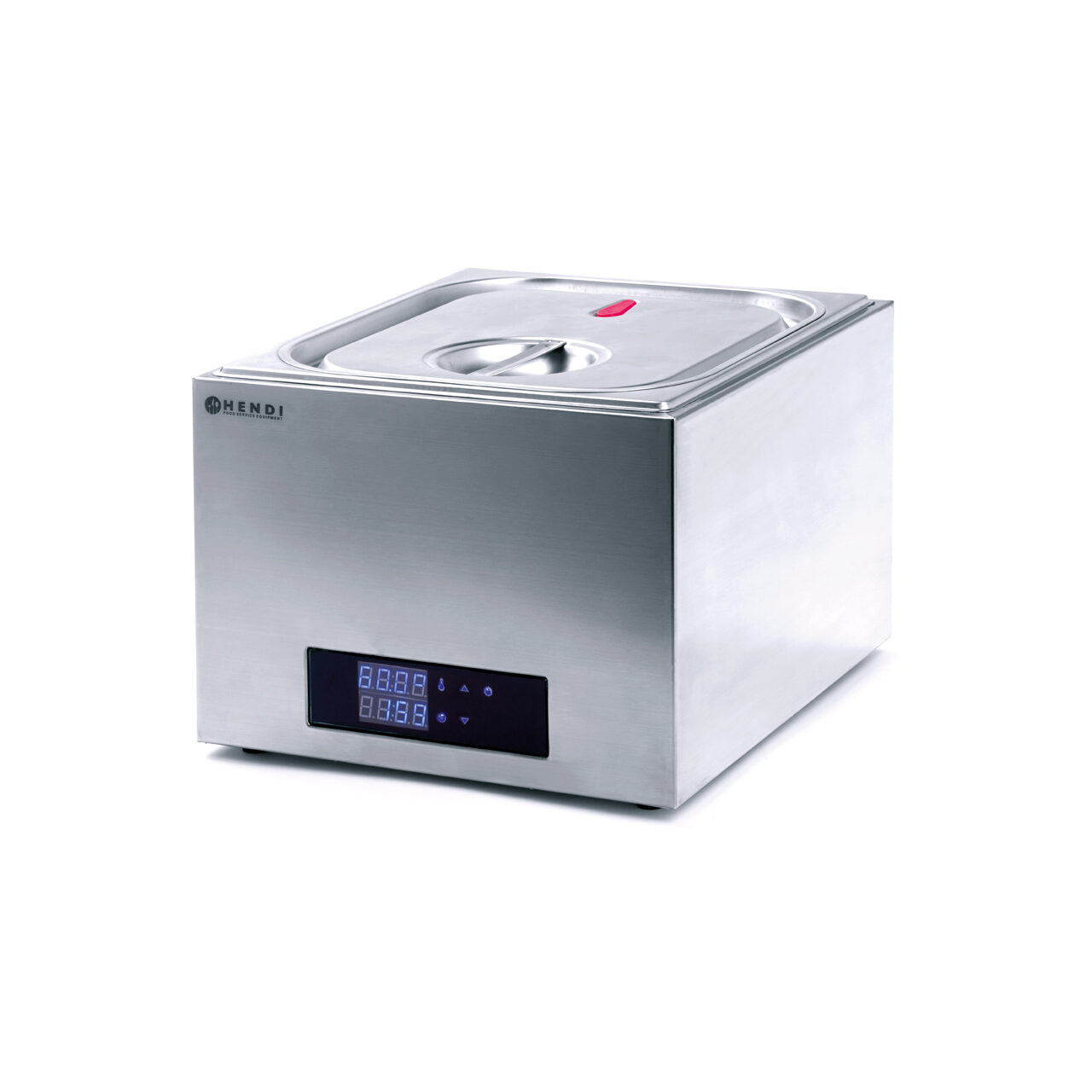 12589633_BIG.jpg Aparat de gatit Sous-Vide GN 2/3 Hendi, 400 W, Termostat 35?-90?C, Capac sigilat ermetic, Argintiu - Image 1