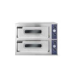Cuptor pizza profesional Basic XXL 66 4 Inox 2 camere 18000 W interval temperatura 50?C - 500?C Hendi 2x1080x720x(H)140 mm