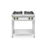 Aragaz profesional pe gaz Hendi Kitchen Line cu 4 arzatoare fara cuptor 800x700x(H)900 mm