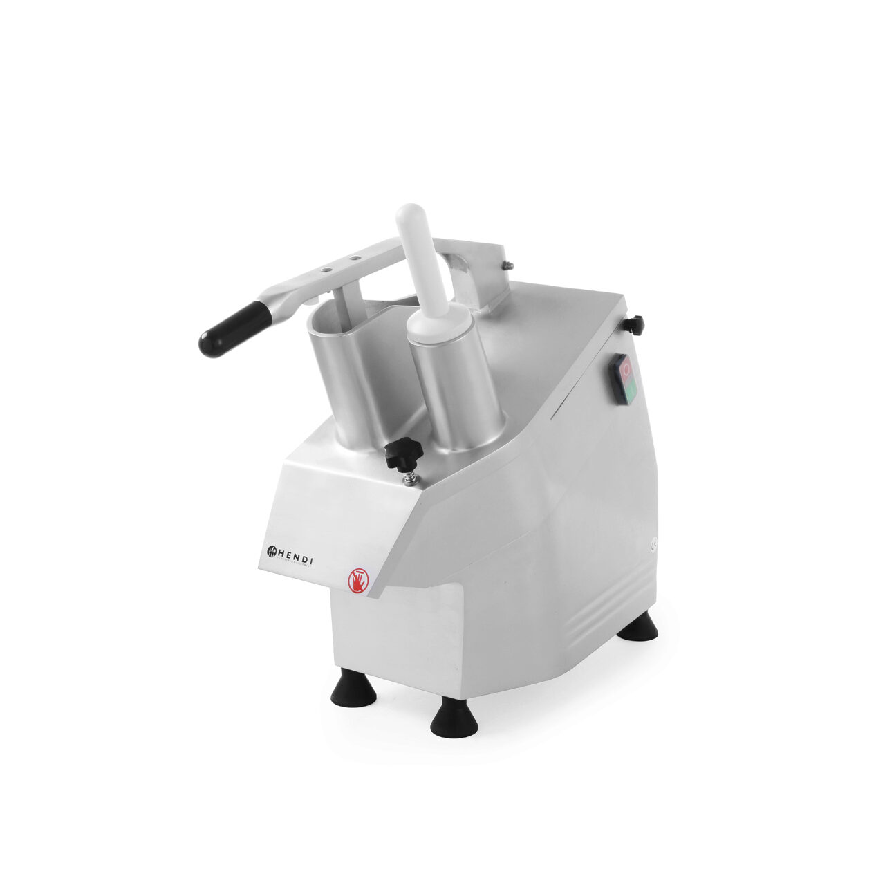 12589735_BIG.jpg Tocator / robot profesional feliat legume, fructe, 550W, corp aluminiu, include 5 discuri taiere, Hendi Profi Line - Image 1
