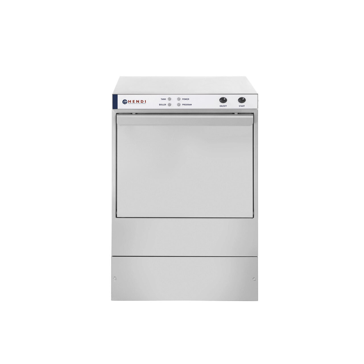 12589774_BIG.jpg Masina profesionala de spalat pahare cu pompa de evacuare si detergent K40 Hendi 230 W 470x510(+325)x(H)710 mm - Image 1