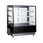 Vitrina frigorifica de prezentare interval temp. 2/6?C, 490 W corp inox, ARKTIC by Hendi, 1200x805x(H)1445 mm, 650 Litri, Clasa energetica C