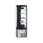 Vitrina frigorifica de prezentare interval temp. 2?/6?C, 460 W 360 l corp inox, ARKTIC by Hendi, 680x(H)1750, Clasa energetica C