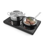 Plita dubla cu inductie Black Line, 3500W, 608x370x(H)61mm