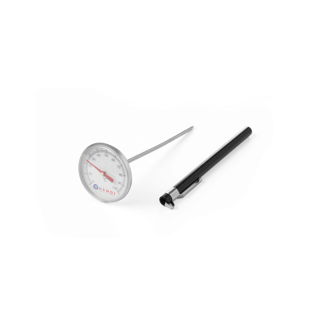 12589951_BIG.jpg Termometru bucatarie de buzunar, 0-100 gr C, sonda inox 12,7 cm, 44,5x140 mm, Hendi - Image 1