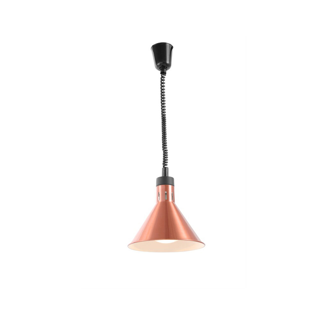 12589982_BIG.jpg Lampa de caldura conica, finisaj cupru ø275x(H)250 mm, 230V, 250W - Image 1