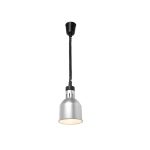 Lampa de incalzire cilindrica, argintie ø175x(H)250
