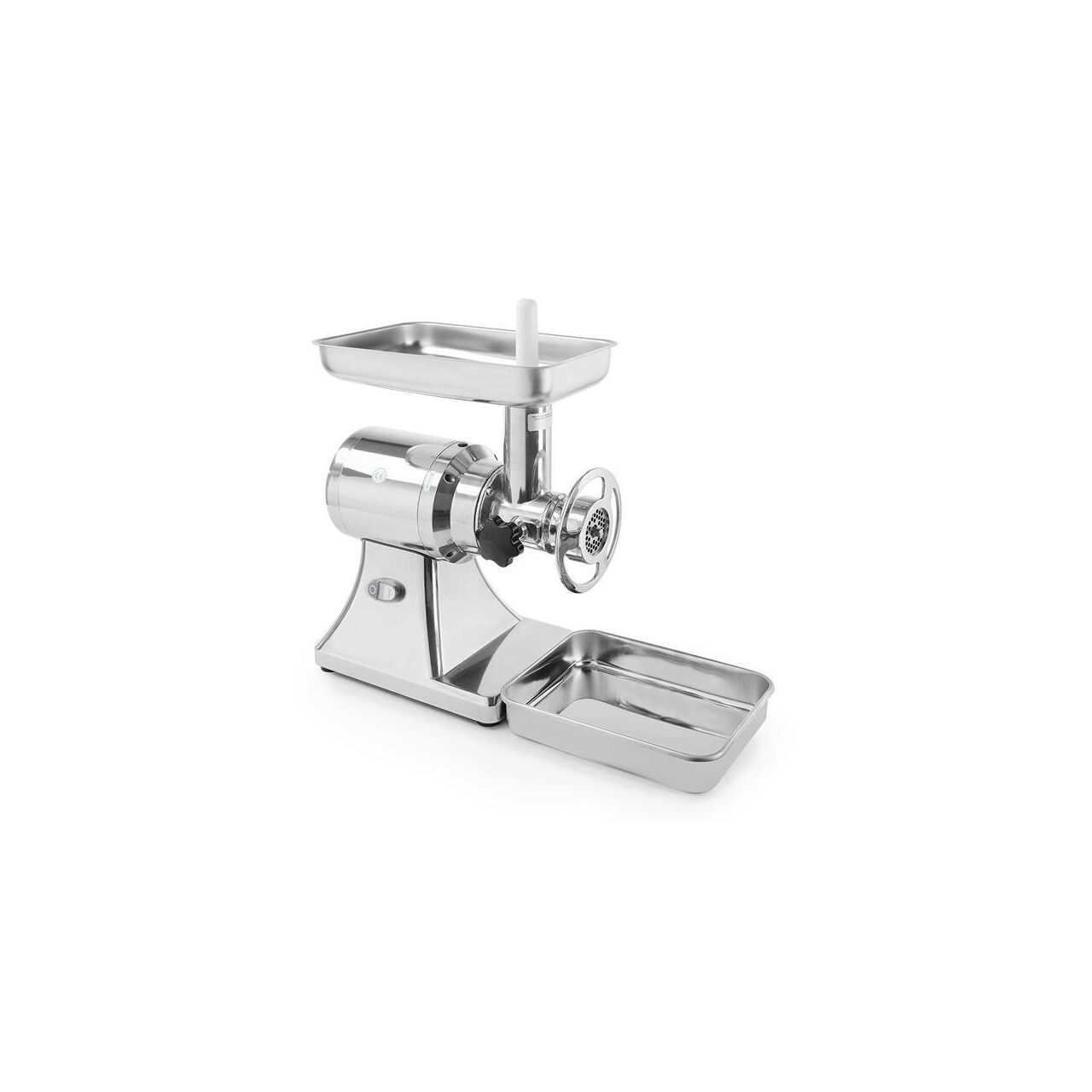 12590036_BIG.jpg Masina tocat carne Profi Line 1/2, 1100W, inox AISI 304, 150 kg / h, 140 rpm, 460x240x(H)510mm, 400v, motor asincron ventilat, cu protectie impotriva supraincalzirii - Image 1