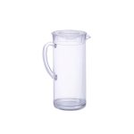 Carafa suc Hendi, cu capac, plastic transparent SAN, 2 l, 12x25 cm