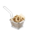 Cos Hendi tip friteuza, pentru servire snacks, inox, 105x90x(h)60 mm