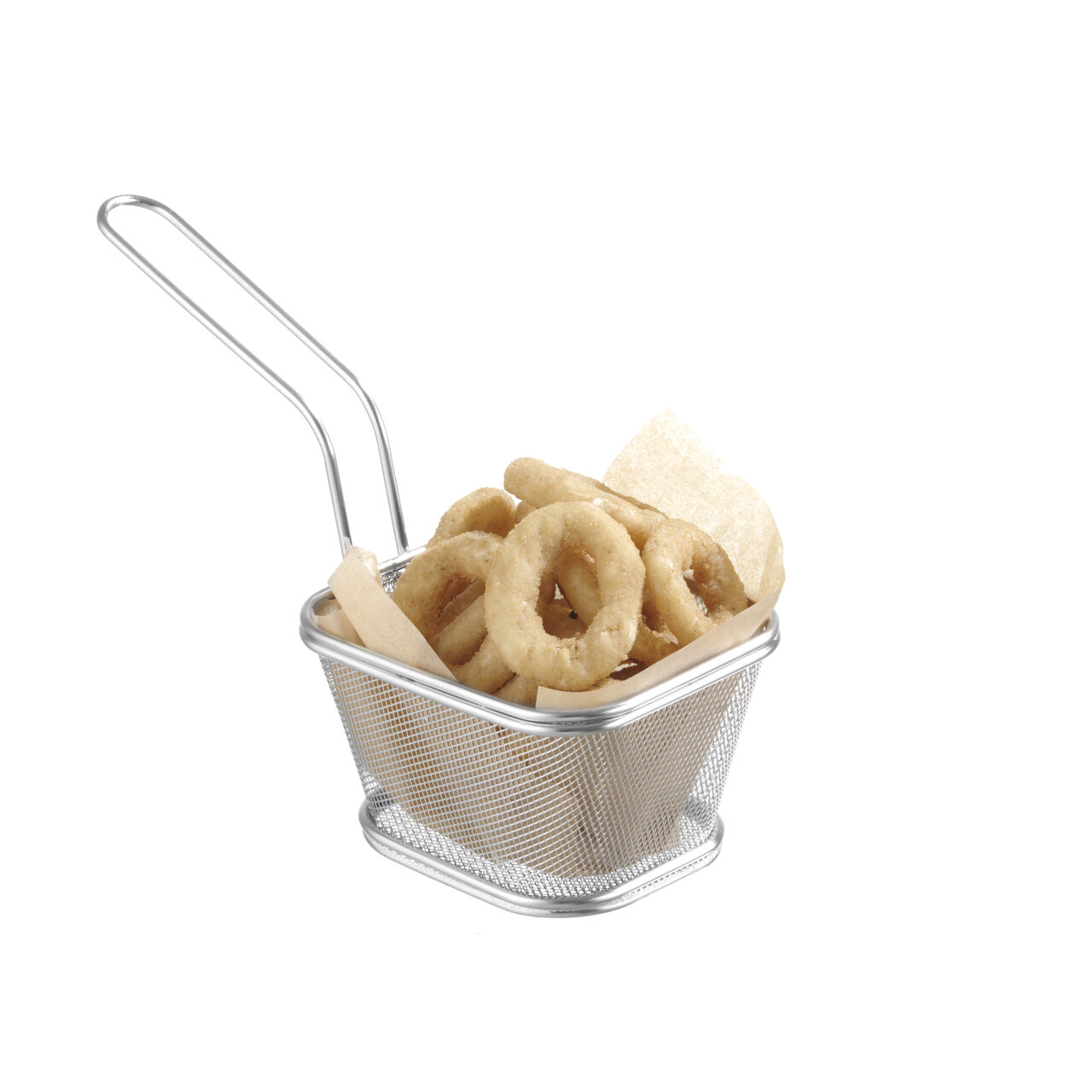 12590121_BIG.jpg Cos Hendi tip friteuza, pentru servire snacks, inox, 130x115x(h)80 mm - Image 1