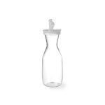 Carafa 1 litru, cu capac, din plastic SAN, 92x(H)245 mm, Hendi