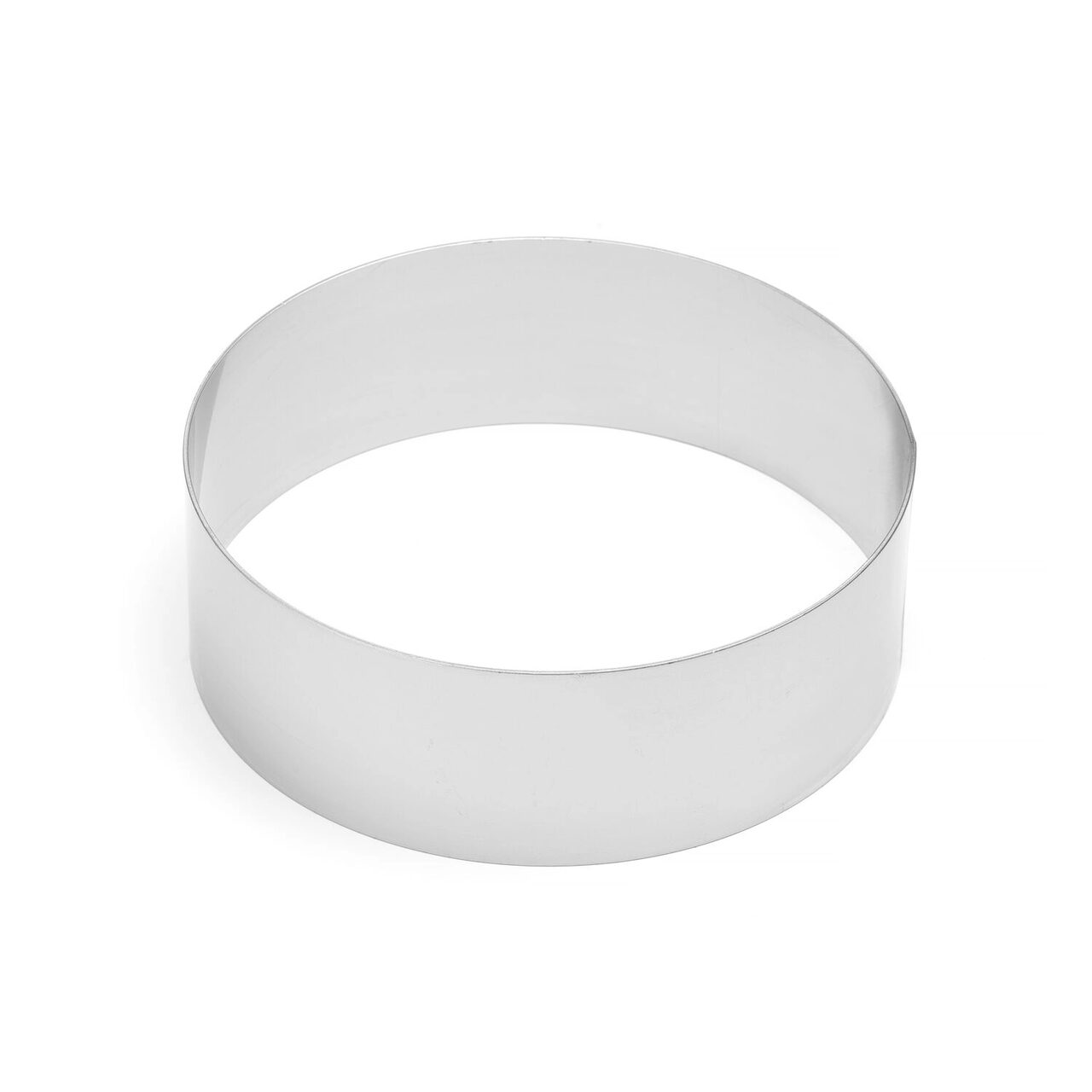 12590523_BIG.jpg Forma rotunda din inox pentru patiserie si cofetarie Hendi, ø180x(H)60mm - Image 1
