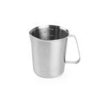 Cana gradata 1 lt, Inox, Hendi, 120x(H)135 mm