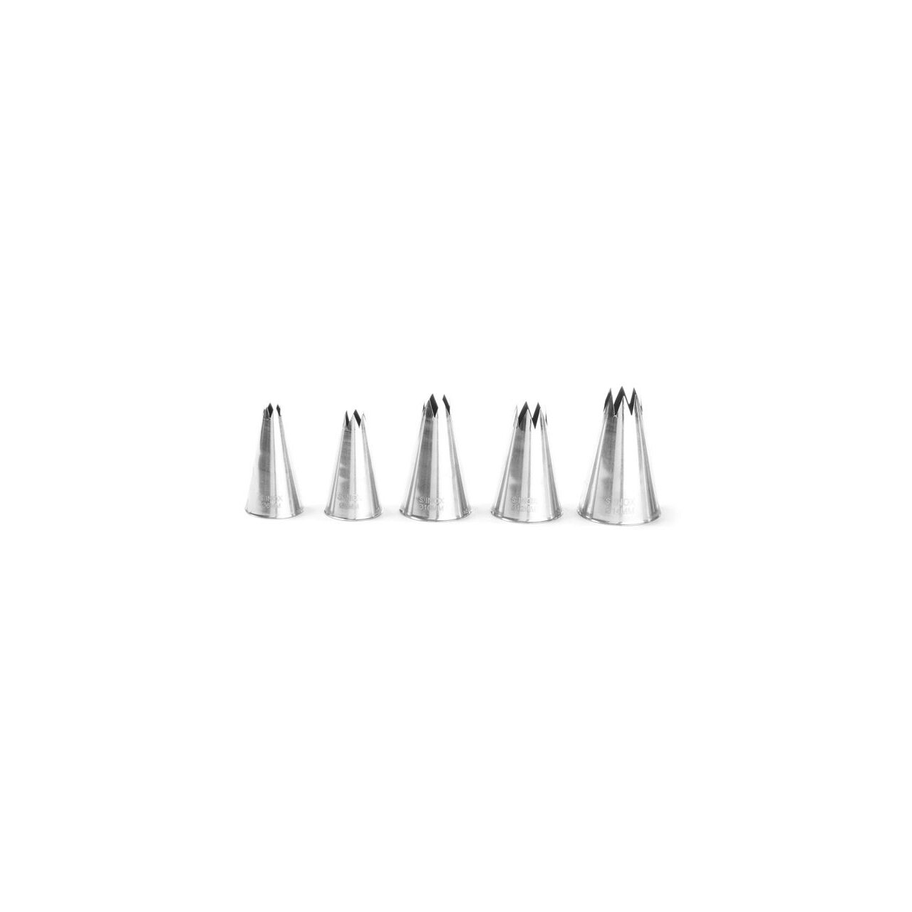 12590735_BIG.jpg Varf decorare pentru cofetarie/patiserie, Hendi, in forma de stea, Inox, diametru 14 mm - Image 1