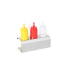 Stand Hendi pentru sos - 3 dispensere - 0.70 litri