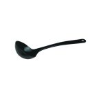 Lingura servire adanca / polonic, Hendi, 30 cm, 140 ml, plastic negru rezistent termic