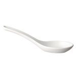Lingurita din melamina pentru aperitive, Hendi, alb, 130x45mm