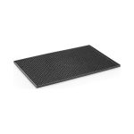 Suport anti-alunecare bar 455x305x(H)10 mm, cauciuc Hendi