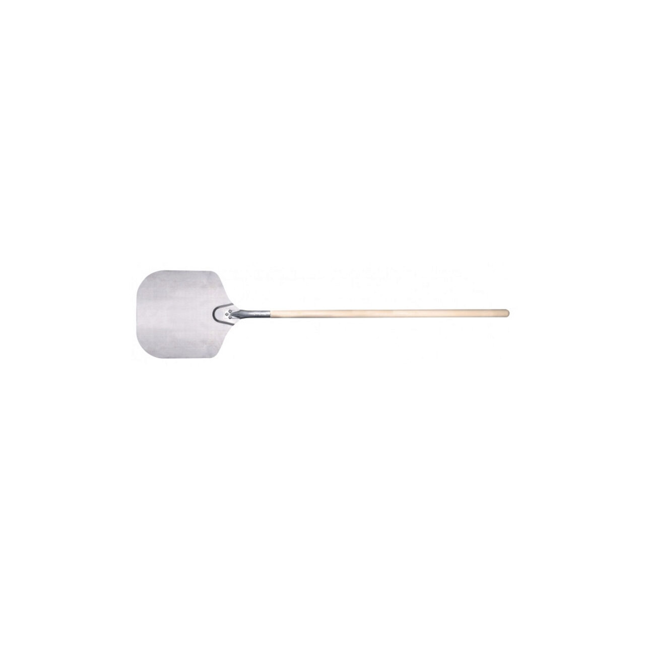 12591109_BIG.jpg Paleta pentru cuptor pizza, aluminiu, maner lemn, 405x457x(L)860 mm, Hendi - Image 1