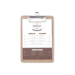 Clipboard pentru meniu 240x330 mm Hendi