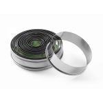 Set 14 forme pentru patiserie / prajituri rotunde, Hendi, diametre 21-112 mm