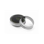Set 14 forme patiserie rotunde cu margine ondulata, diverse dimensiuni, 18-108 mm, Hendi, inox