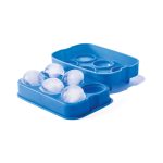 Forma din silicon durabil pentru cuburi de gheata tip bila, Hendi, 18x12.5x(H)5 cm, potrivita si pentru uz profesional