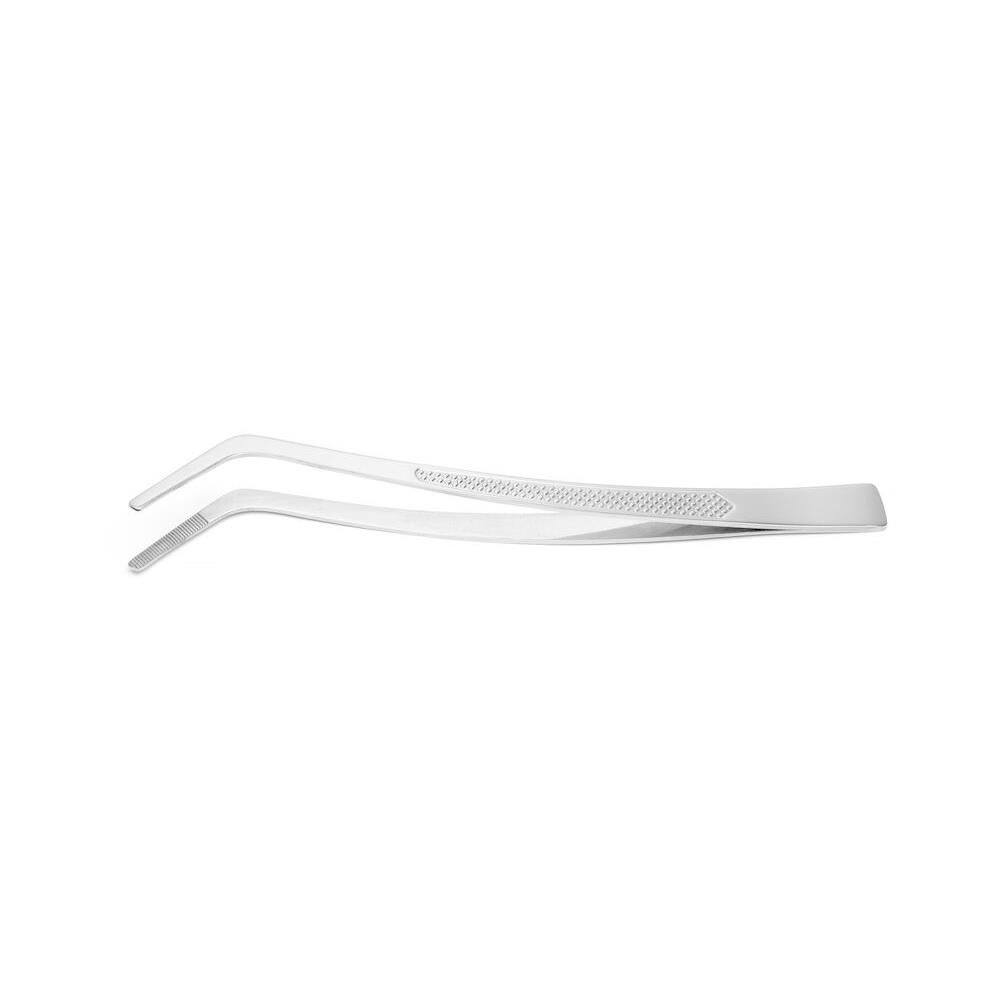 12591467_BIG.jpg Penseta alimentara cu varf curbat si maner profilat, otel inoxidabil, Hendi, (L)240 mm - Image 1