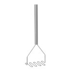 Zdrobitor cartofi / legume pentru piure / supe crema, Hendi, inox, 200x130x(h)710 mm
