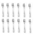 Set 12 x furculite desert (L) 136 mm, inox, Hendi Profi Line