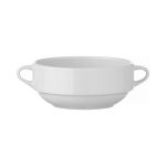 Bol supa cu manere laterale Bianco 300 ml, Fine Dine